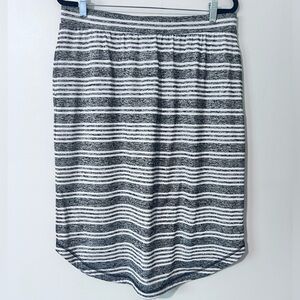 T by Talbots striped midi skirt Size 1XP